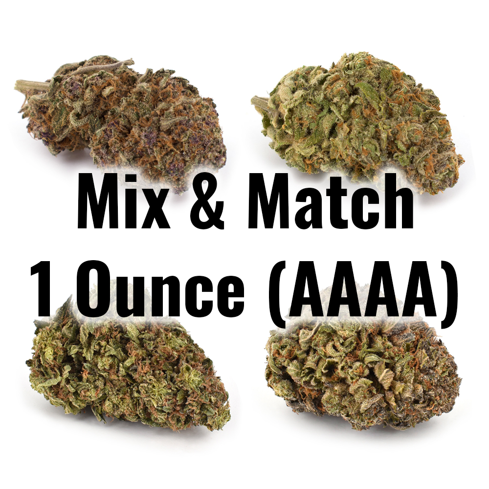 1 Ounce with 4 Strains (AAAA) – Mix & Match – Build Your Own